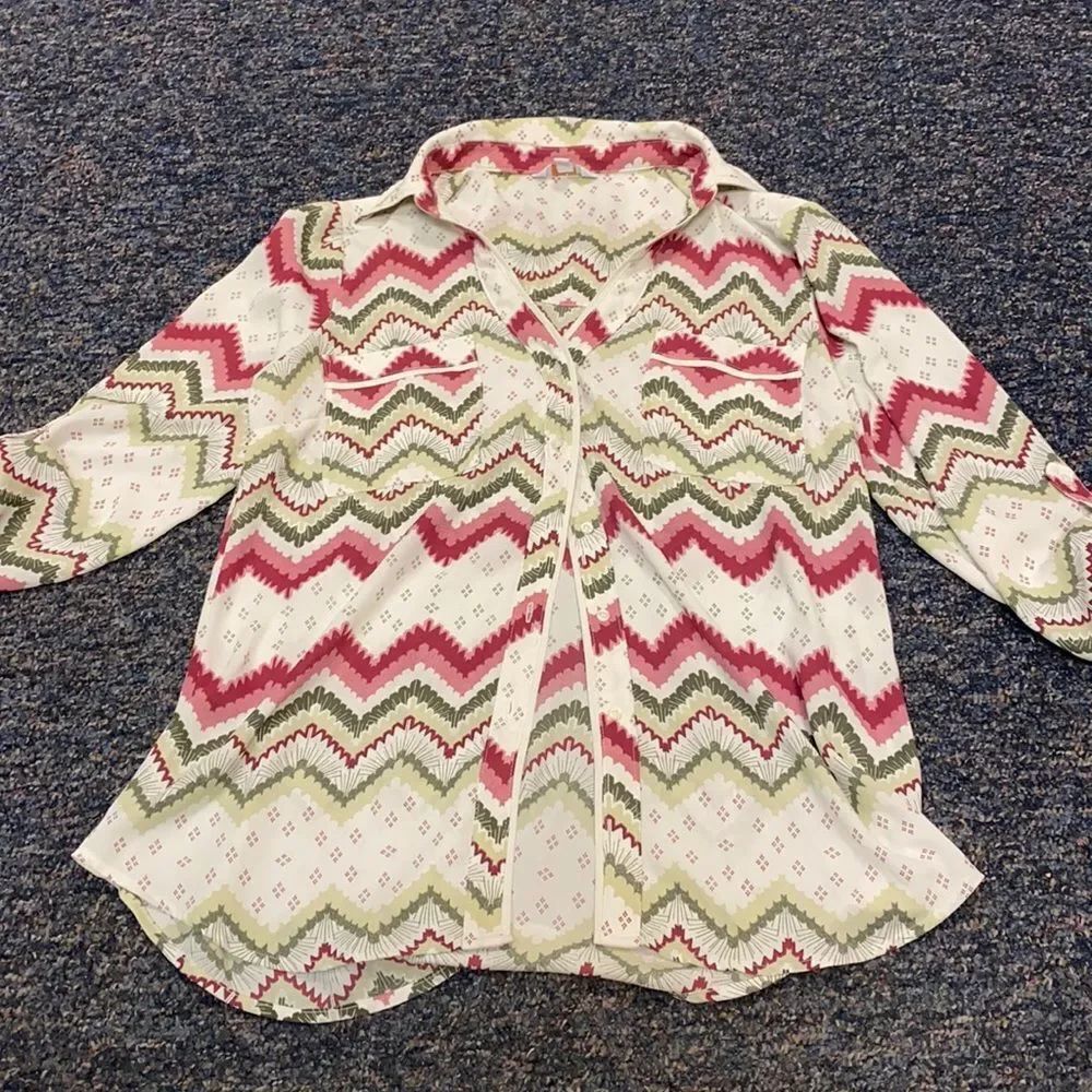 Candies Button Down Blouse sz. M